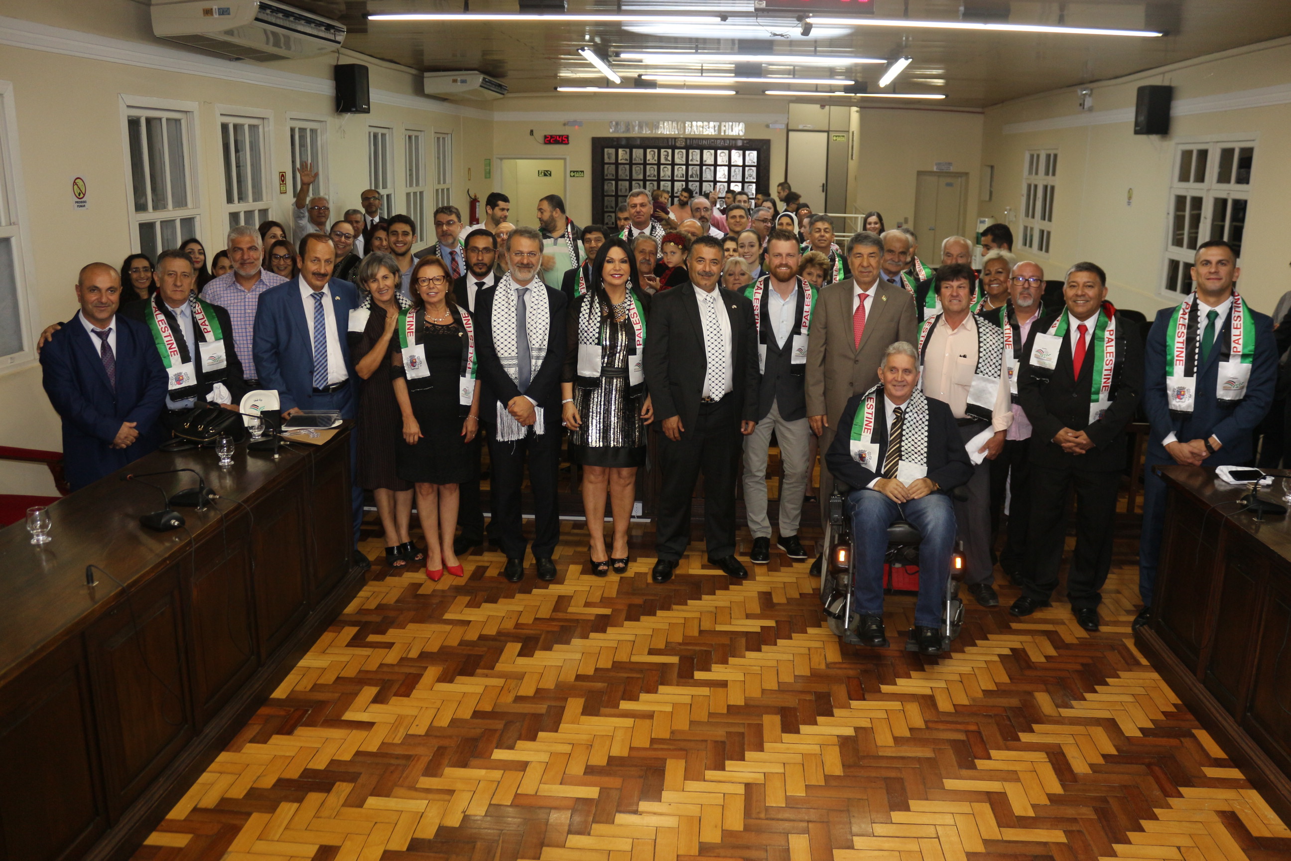 Solenidade marca solidariedade e respeito ao povo Palestino 