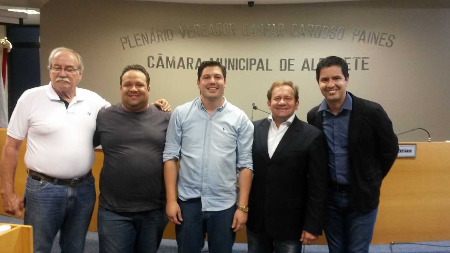 Vereador visita Câmara de Alegrete