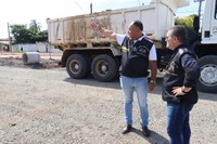 Vereadores fiscalizam obras