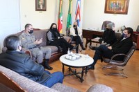 Vereadores recebem novo comandante da 1° BPAF