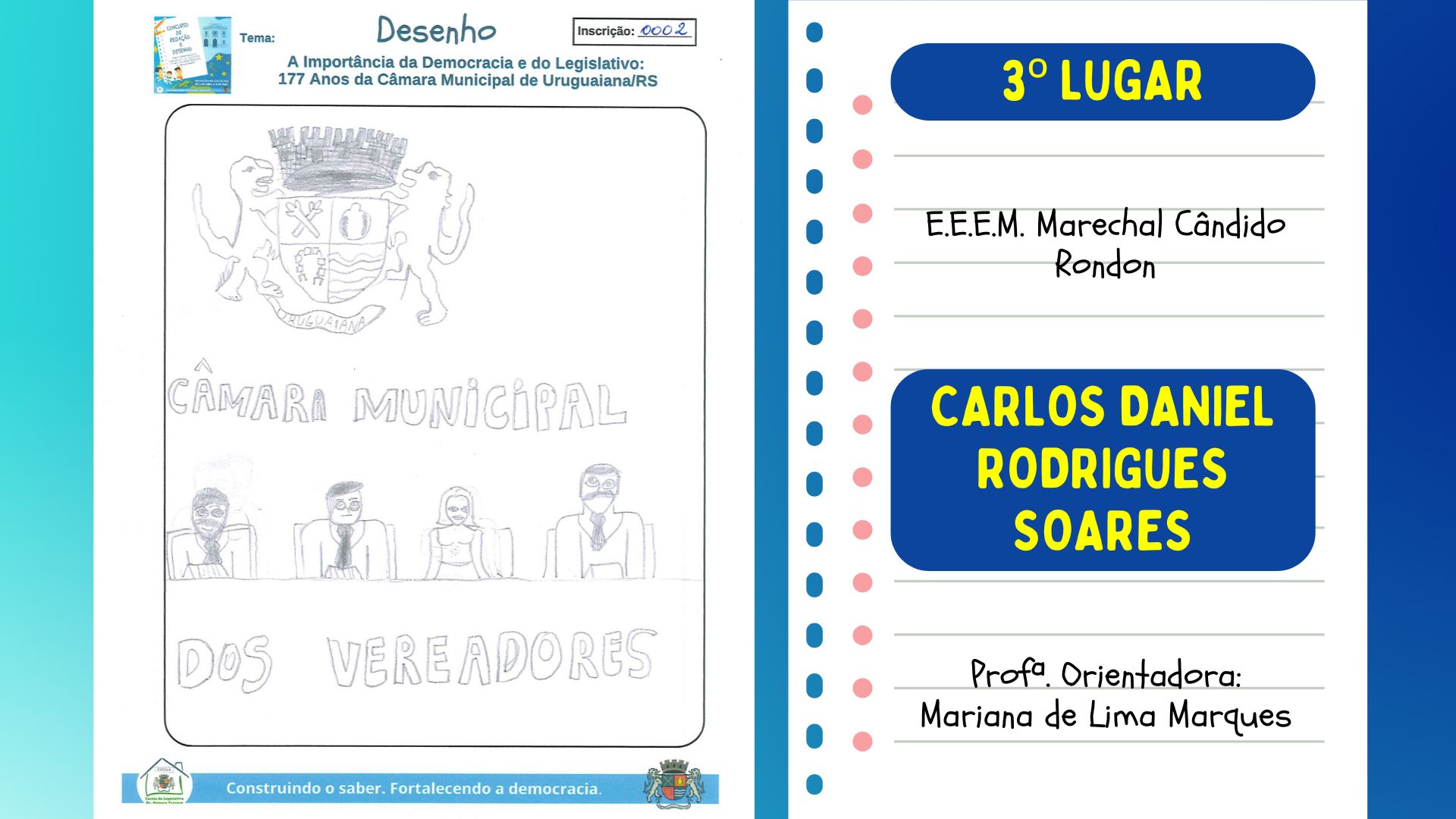 3 LUGAR - DESENHO