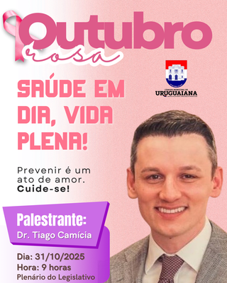 Tiago Camícia - Outubro Rosa